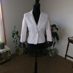 Pink Pin Stripped Blazer
